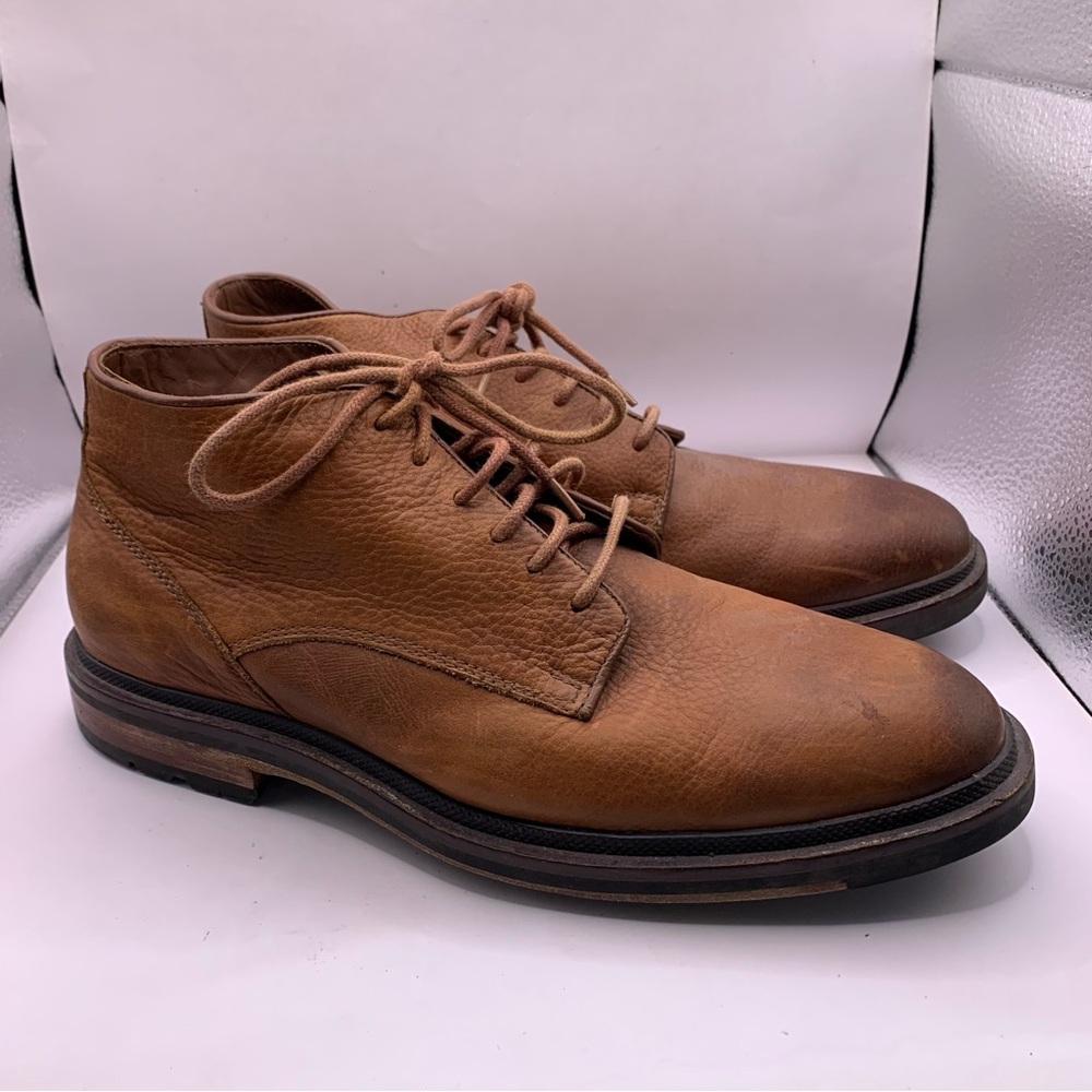 Cole Haan Cranston Chukka Boot Woodbury Tumble Brown Leather Size 8M C23855